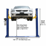 9000 LB Baseplate 2-Post Lift – Atlas 9KBPX - Image 7