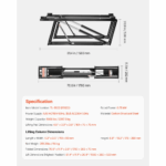 5,000 LB Adjustable Car Lift with Remote Control – Perfect for Home Garages - Image 8