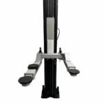 Asymmetric 2 Post Car Lift Clear Floor 9,000 lbs. Capacity Heavy Duty in Black - Image 5