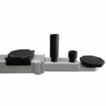 Asymmetric 2 Post Car Lift Clear Floor 9,000 lbs. Capacity Heavy Duty in Black - Image 8