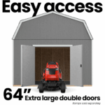 Hudson 12 ft. W x 16 ft. D Wood Storage Shed - Image 9