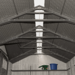 Lifetime 8′ x 17.5′ Outdoor Storage Shed Dual Entry, Tan - Image 3