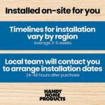 Ontario 8′ x 12′ Outdoor Wood Shed - Image 10