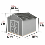 Rookwood 10 ft. W x 10 ft. D Wood Storage Shed With Floor - Image 2
