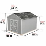 Rookwood 10 ft. W x 12 ft. D Wood Storage Shed With Floor - Image 2