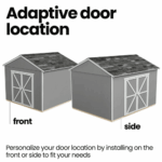 Rookwood 10 ft. W x 12 ft. D Wood Storage Shed With Floor - Image 4