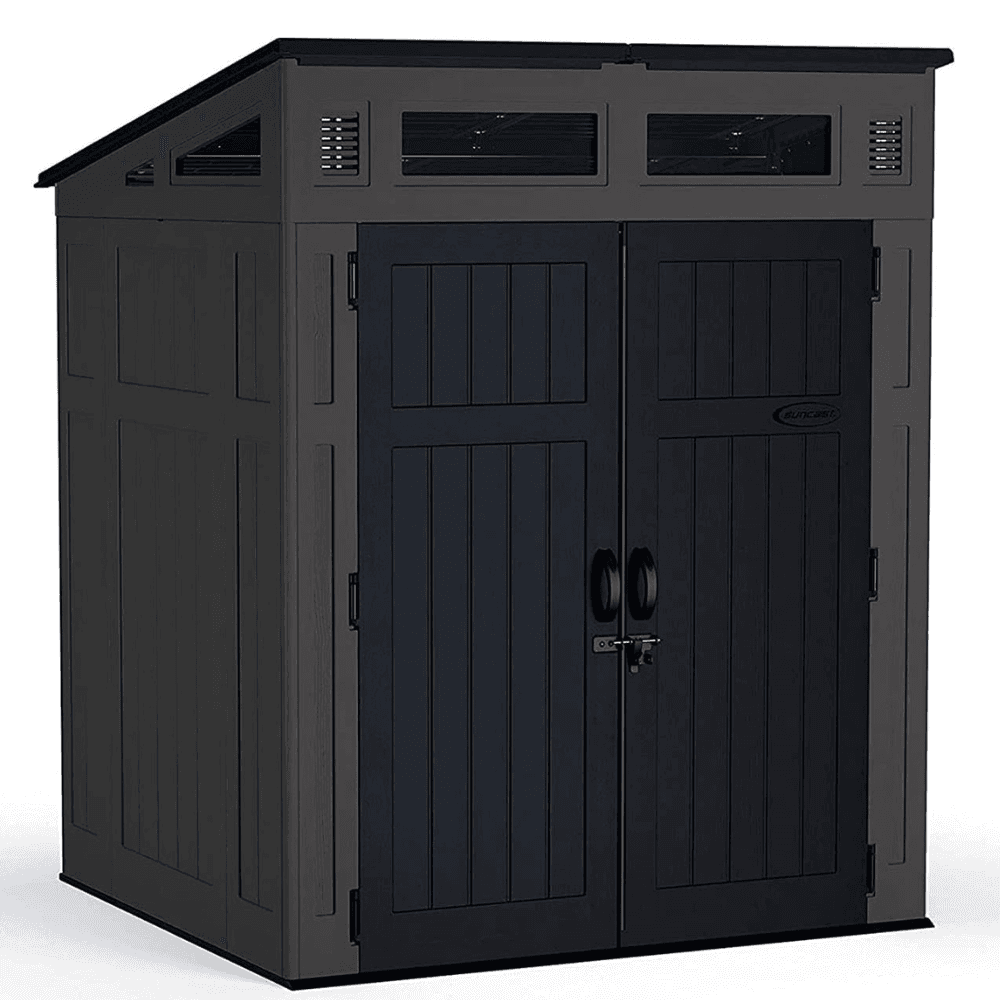 kap-product-268-image-1.png Suncast 6-ft x 5-ft Resin Shed Lean-to Resin Storage Shed (Floor Included) - Image 1