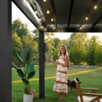 Backyard Discovery Trenton 4.9m x 3.7m Modern Steel Pergola - Image 6