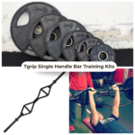 TGrip Pro Series Single Handle Bar with Solid Olympic Sleeves Training Kits – Multi Grip – Functional Training – Football – Swiss – Neutral - Image 5