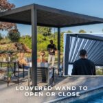 14×10 Sarasota Steel Louvered Pergola - Image 11