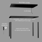 14×10 Sarasota Steel Louvered Pergola - Image 2