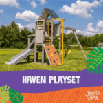 Jack & June Haven Wooden Swing Set - Image 5