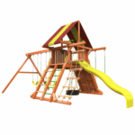 Woodplay Tiger Tower Combo A – Premium Wooden Swing Set for Endless Backyard Fun - Image 3