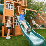 KidKraft Ridgemoor Perch Swing Set – Endless Outdoor Fun for Kids - Image 4