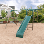 Lifetime Powder Coated Steel Swing Set with 4 Swing(s) , 1 Slide(s) - Image 14