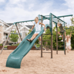 Lifetime Powder Coated Steel Swing Set with 4 Swing(s) , 1 Slide(s) - Image 8