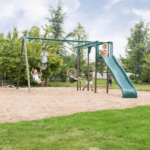Lifetime Powder Coated Steel Swing Set with 4 Swing(s) , 1 Slide(s) - Image 9