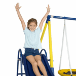 Sportspower Super 10 Metal Swing Set with Lifetime Warranty on Blow Molded Slide - Image 5