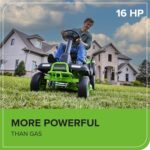Greenworks 60V 30” CrossoverT Riding Lawn Tractor with 8.0 Ah - Image 4