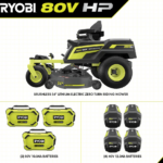 RYOBI 80V HP Brushless 54 in. Battery Electric Cordless Zero Turn Mower & Mulch Kit - Image 2