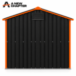 A New Chapter 8 ft. x 6 ft. Galvanized Steel Outdoor Storage Shed - Image 3